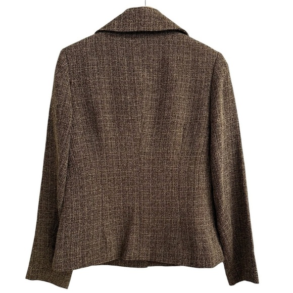 Y2K Metrostyle Tweed Suit w/ Wide Leg Cropped Pants - Picture 4 of 4